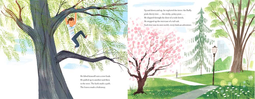 celebrate-picture-books-picture-book-review-up-in-the-leaves-central-park