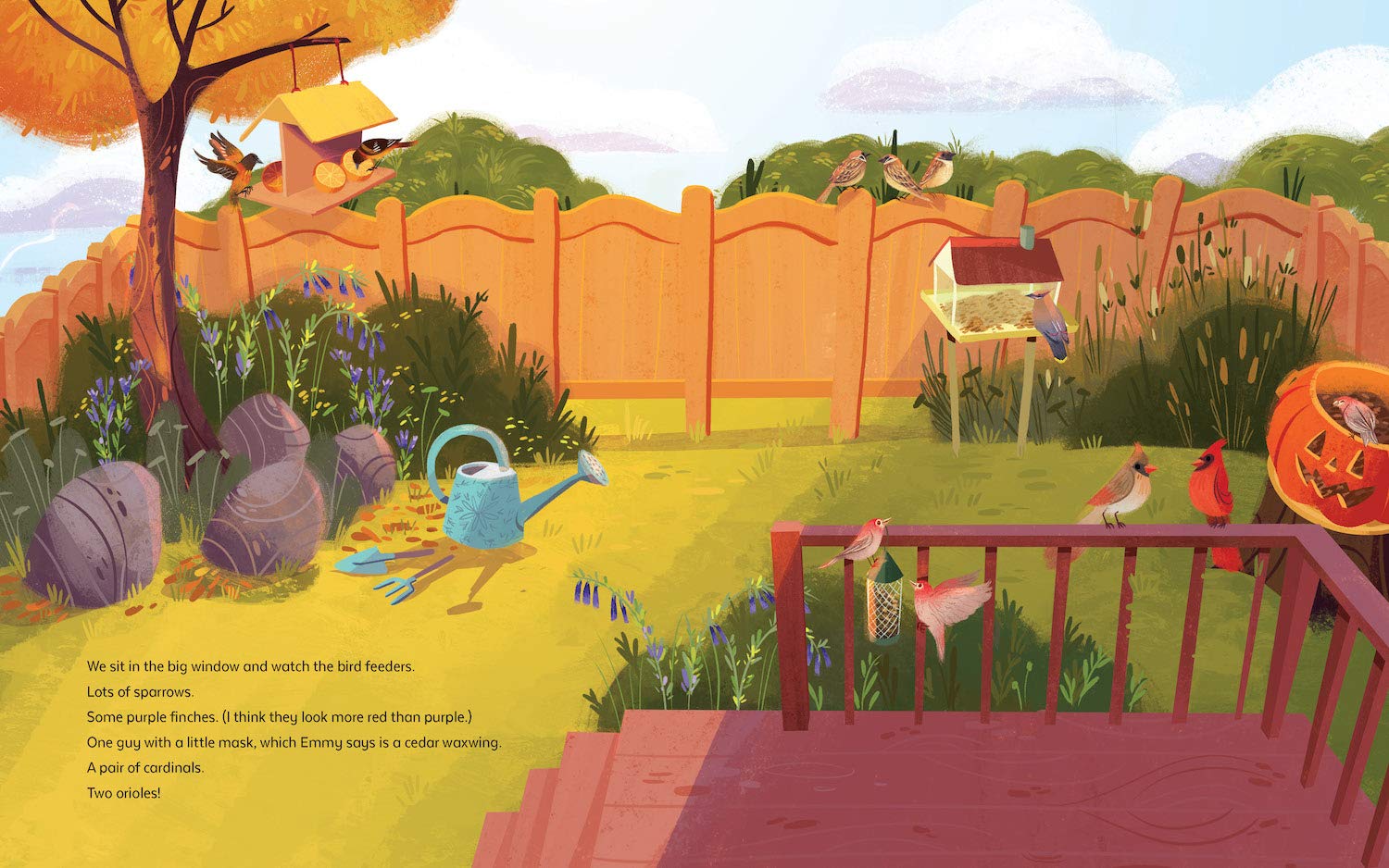 celebrate-picture-books-picture-book-review-a-garden-to-save-the-birds-feeders