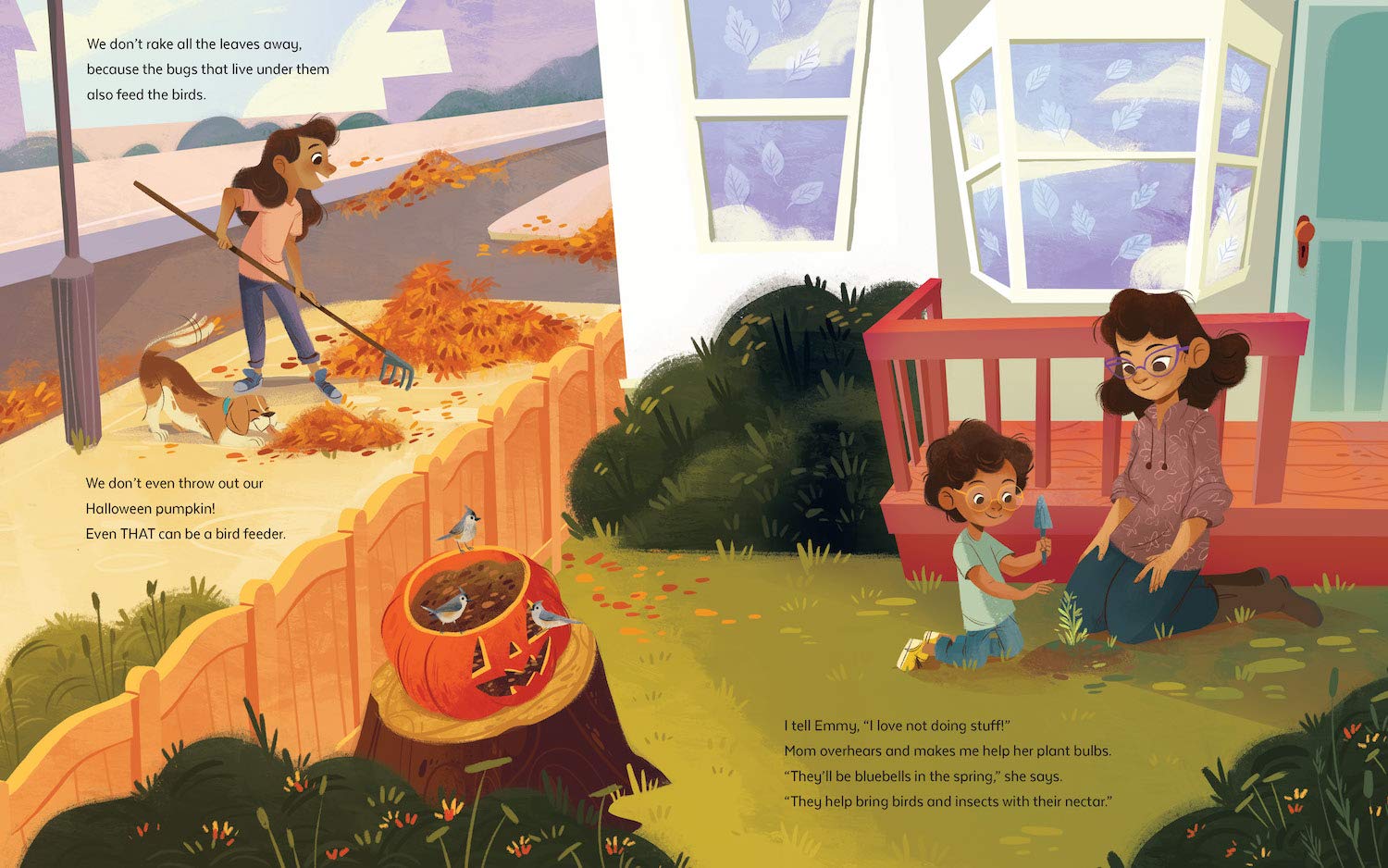 celebrate-picture-books-picture-book-review-a-garden-to-save-the-birds-raking