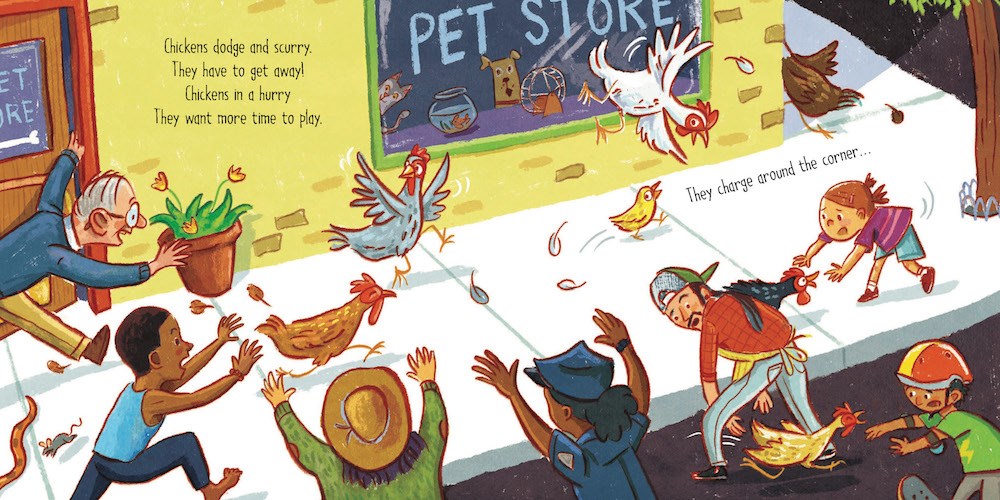 celebrate-picture-books-picture-book-review-chickens-on-the-loose-pet-store