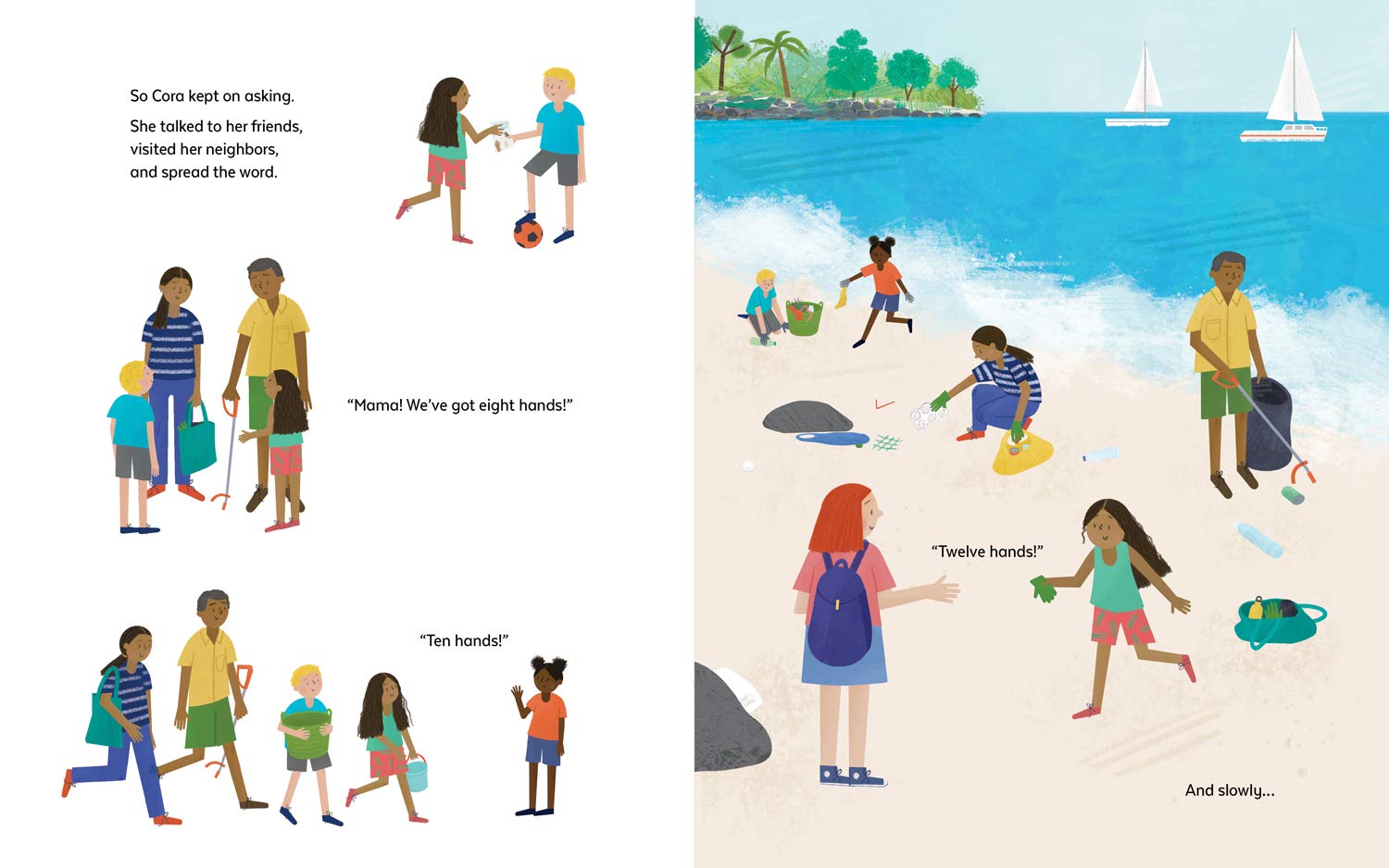 celebrate-picture-books-picture-book-review-the-big-beach-cleanup-twelve-hands