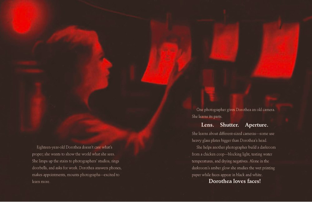 celebrate-picture-books-picture-book-review-dorothea's-eyes-great-dark-room