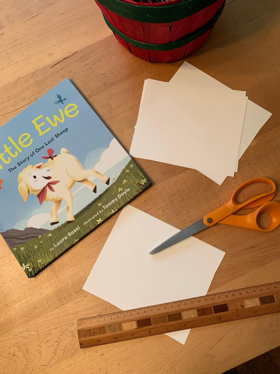celebrate-picture-books-picture-book-review-little-ewe-craft-paper