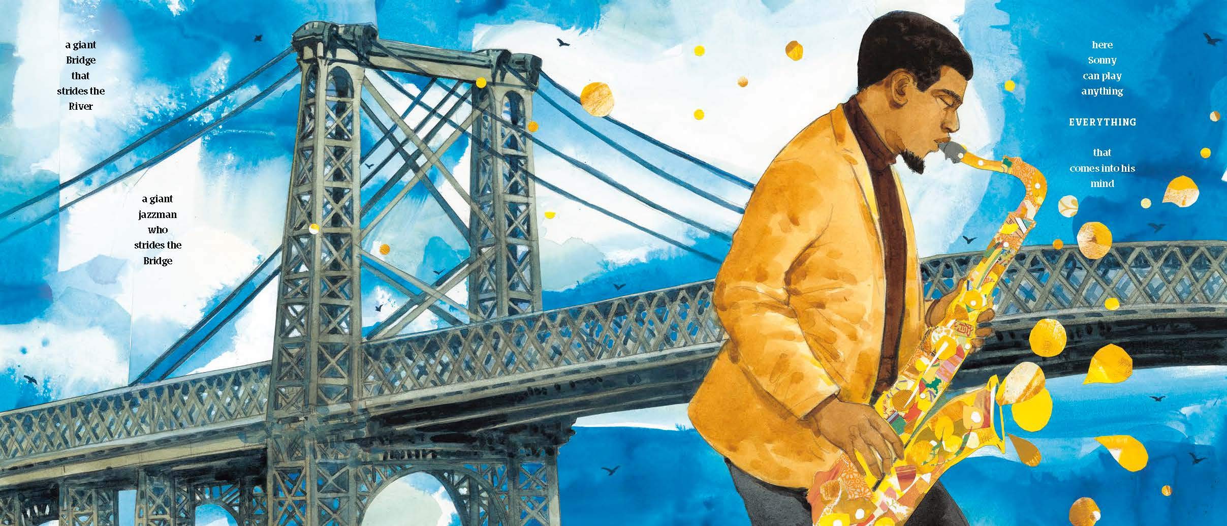 celebrate-picture-books-picture-book-review-sonny-rollins-plays-the-bridge-playing