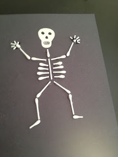 A Little Artsy A Little Craftsy Q-tip Skeleton Image 2
