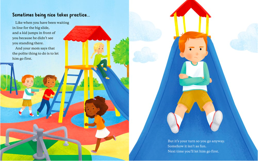 celebrate-picture-books-picture-book-review-it's-hard-to-be-nice-playground