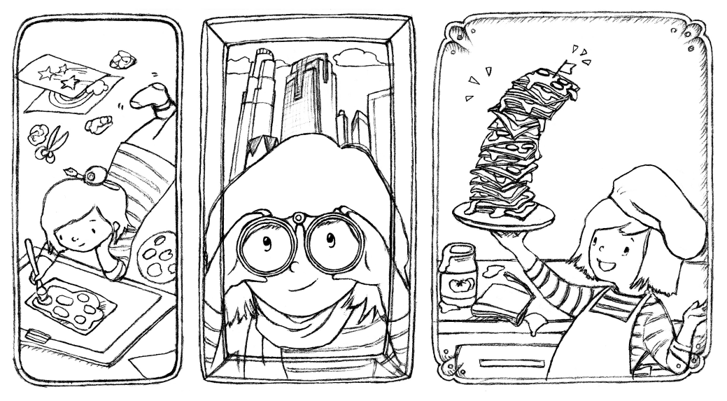 celebrate-picture-books-picture-book-review-niki-nakayama-a-chef's-tale-in-13-bites-coloring-page