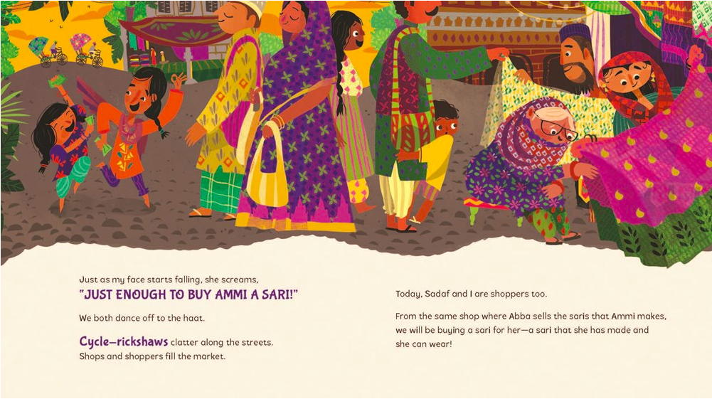 celebrate-picture-books-picture-book-review-a-sari-for-ammi-shopping