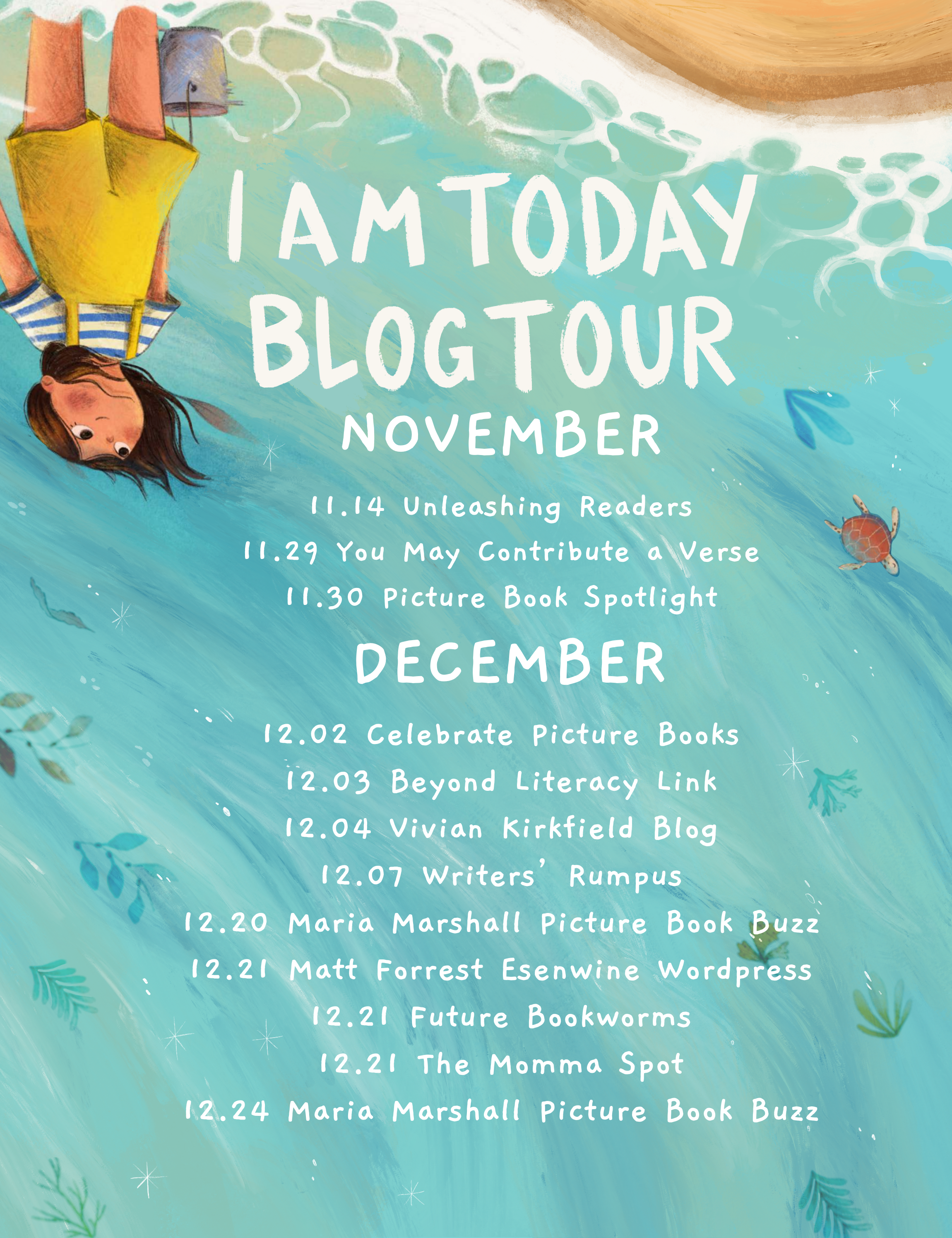 I Am Today Blog Tour Schedule