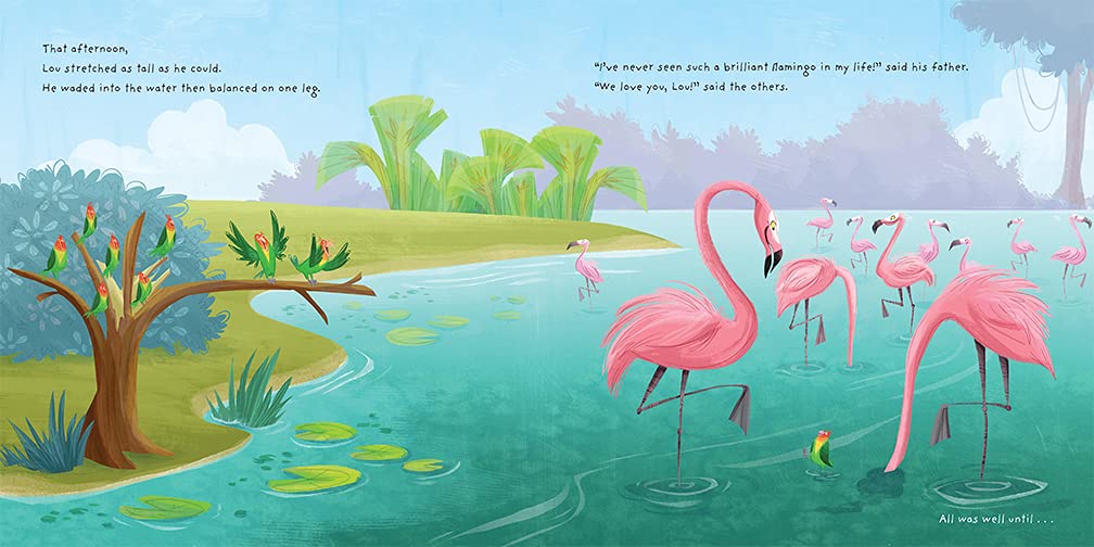 celebrate-picture-books-picture-book-review-lovebird-lou-flamingos