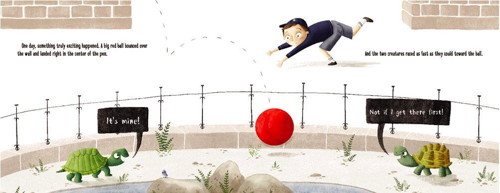 celebrate-picture-books-picture-book-review-turtle-and-tortoise-are-not-friends-lost-ball