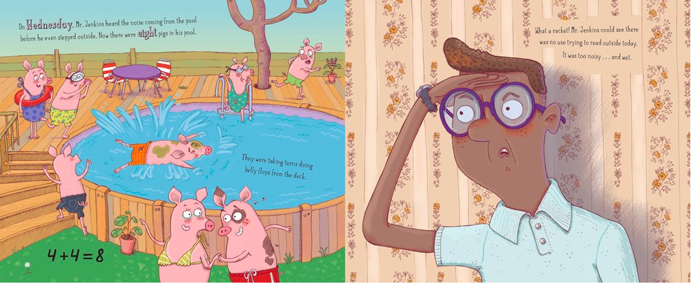 celebrate-picture-books-picture-book-review-too-many-pigs-in-the-pool-eight