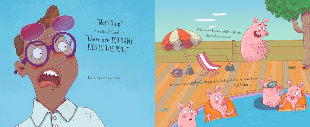 celebrate-picture-books-picture-book-review-too-many-pigs-in-the-pool-cannon-ball