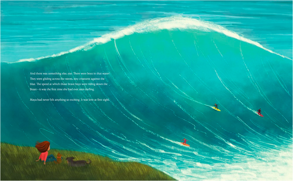 celebrate-picture-books-picture-book-review-maya-and-the-beast-surfers