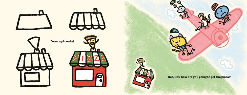 celebrate-picture-books-picture-book-review-how-to-draw-a-happy-cat-pizza