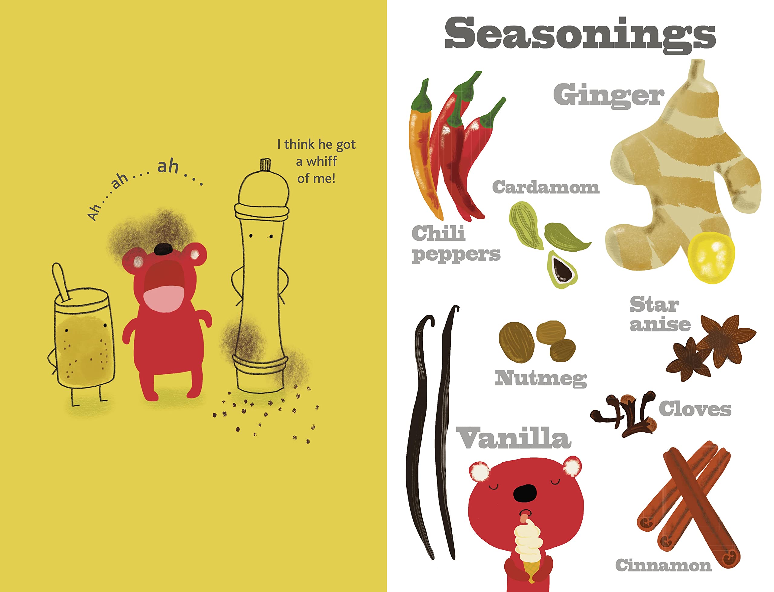 celebrate-picture-books-picture-book-review-mr-bear's-world-of-food-seasonings