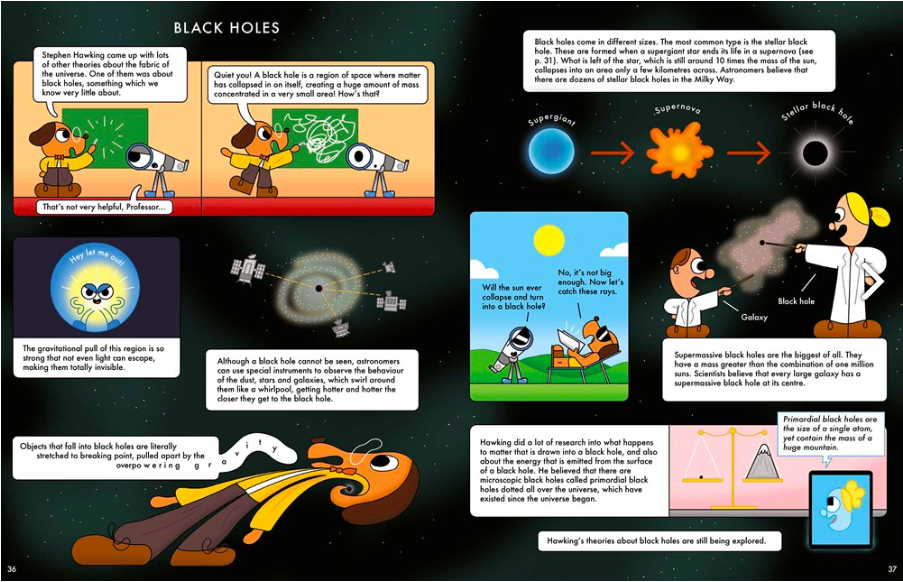 celebrate-picture-books-picture-book-review-professor-wooford-mcpaw's-history-of-astronomy-black-holes