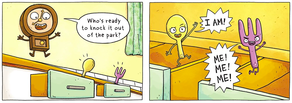 celebrate-picture-books-picture-book-review-tiny-spoon-vs-little-fork-clock