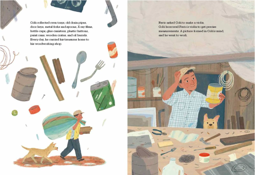 celebrate-picture-books-picture-book-review-Colá-making-violin