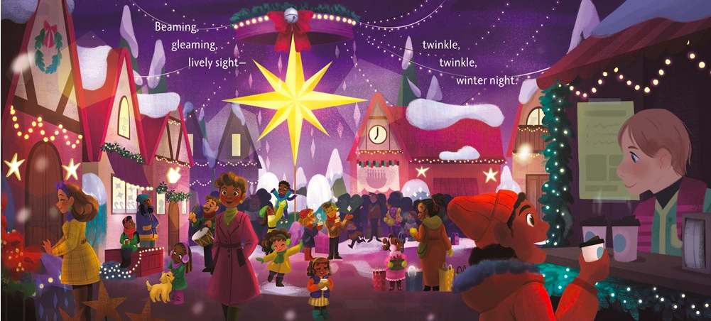 celebrate-picture-books-picture-book-review-twinkle-twinkle-winter-night-town-square