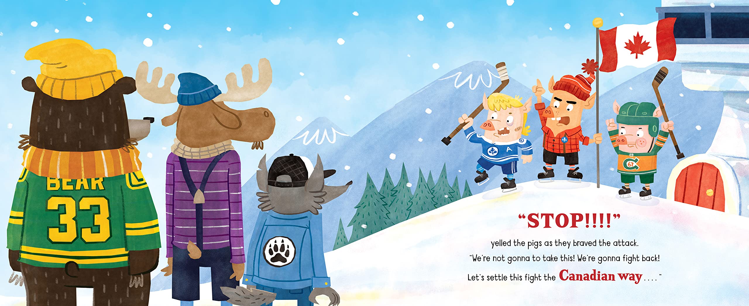 celebrate-picture-books-picture-book-review-the-three-canadian-pigs-fight-back