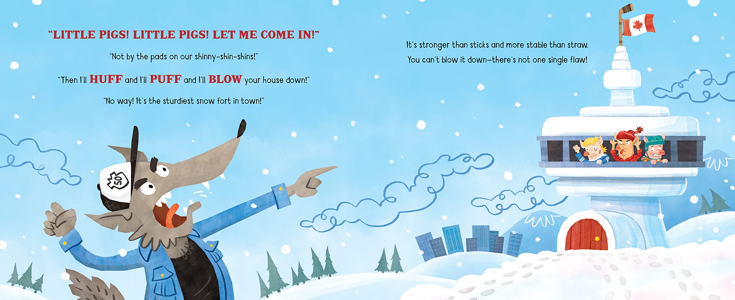 celebrate-picture-books-picture-book-review-the-three-canadian-pigs-snow-fort