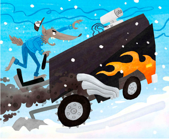 celebrate-picture-books-picture-book-review-the-three-canadian-pigs-snow-mobile