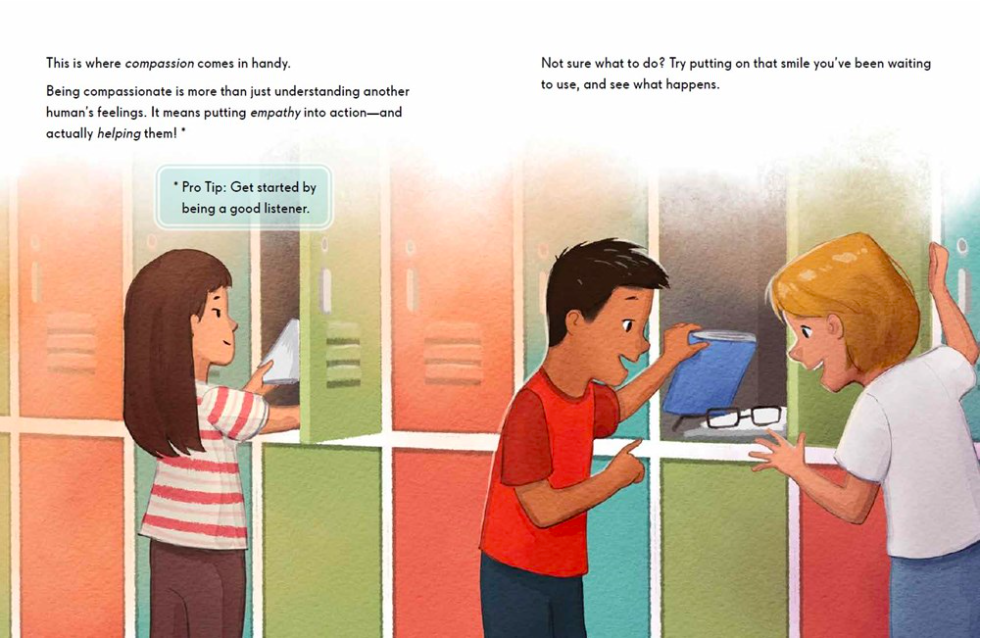 celebrate-picture-books-picture-book-review-a-beginners-guide-to-being-human-school-locker