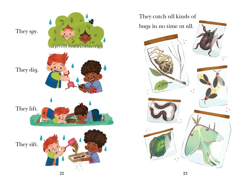 celebrate-picture-books-picture-book-review-dirt-and-bugsy-bug-catchers-finding-bugs