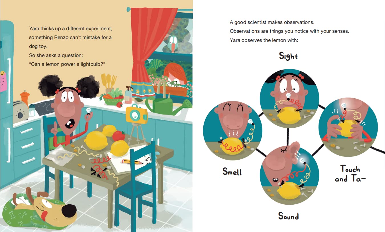 celebrate-picture-books-picture-book-review-my-dog-is-not-a-scientist-lemon-experiment