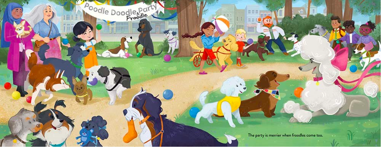 celebrate-picture-books-picture-book-review-oodles-of-poodles-and-doodles-party
