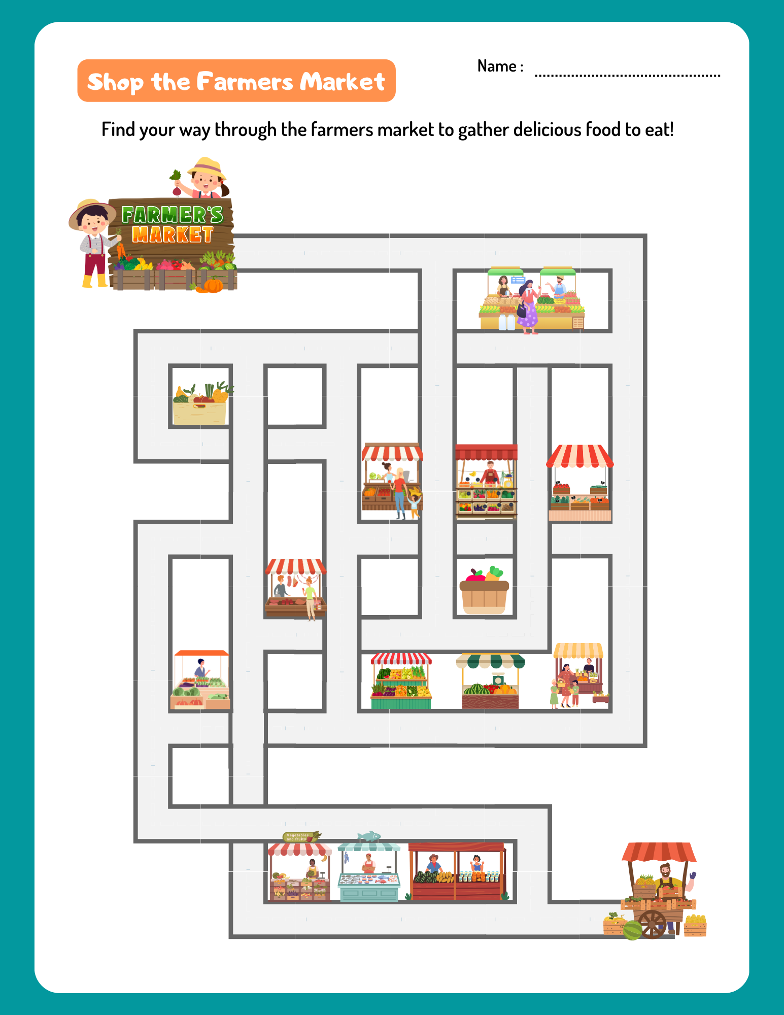celebrate-picture-books-picture-book-review-shop-the-farmers-market-maze-with-border