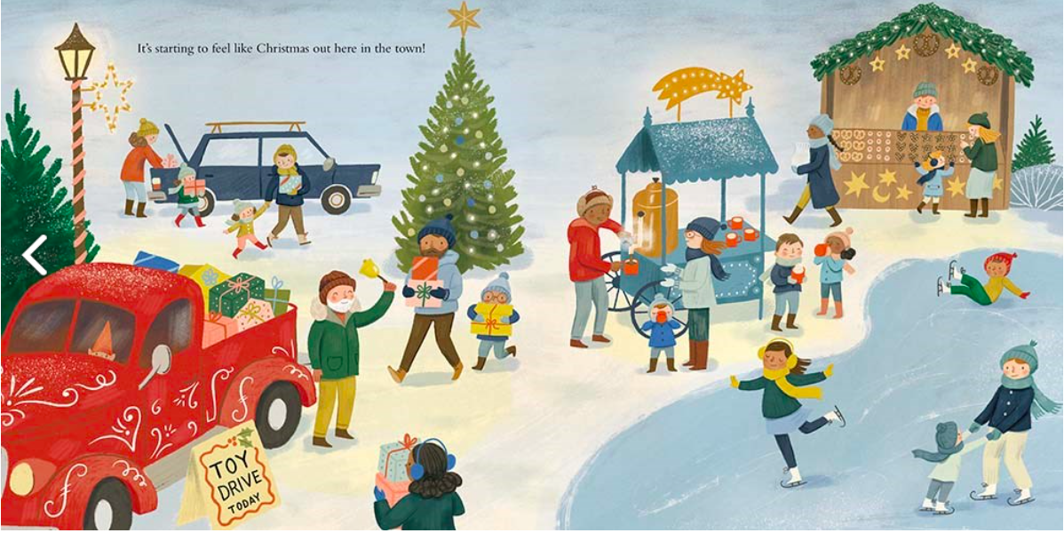 celebrate-picture-books-picture-book-review-we-wish-you-a-merry-christmas-town-festivities