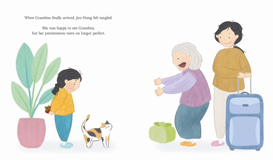 celebrate-picture-books-picture-book-review-the-most-perfect-persimmon-grandma-visits