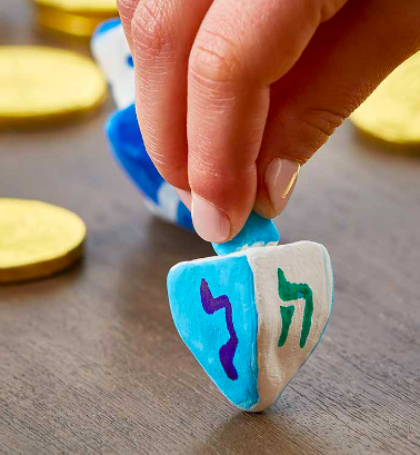 Clay Dreidel Craft from Crayola